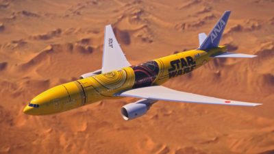 The New C-3PO Themed Boeing Jet by ANA