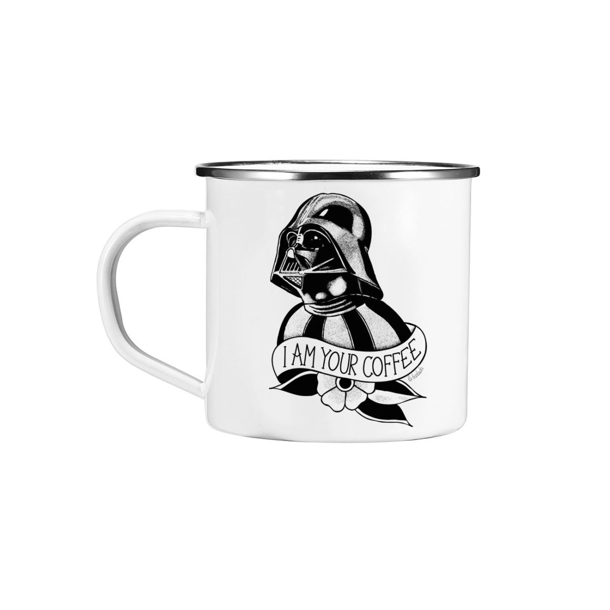 Enamel Darth Vader Camper Mug From La Barbuda