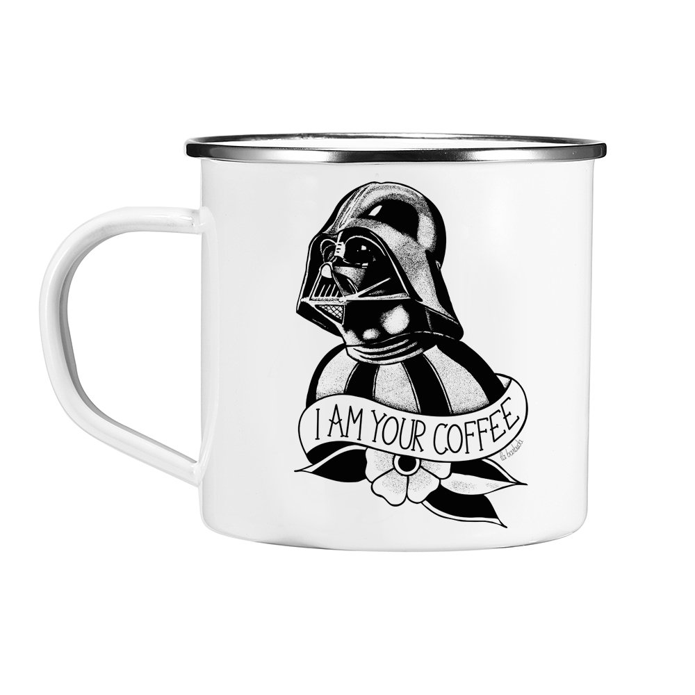 Enamel Darth Vader Camper Mug From La Barbuda