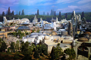 Model of the Star Wars Land, Galaxy's Edge, Coming To Disney's Hollywood Studios and Disneyland Resort