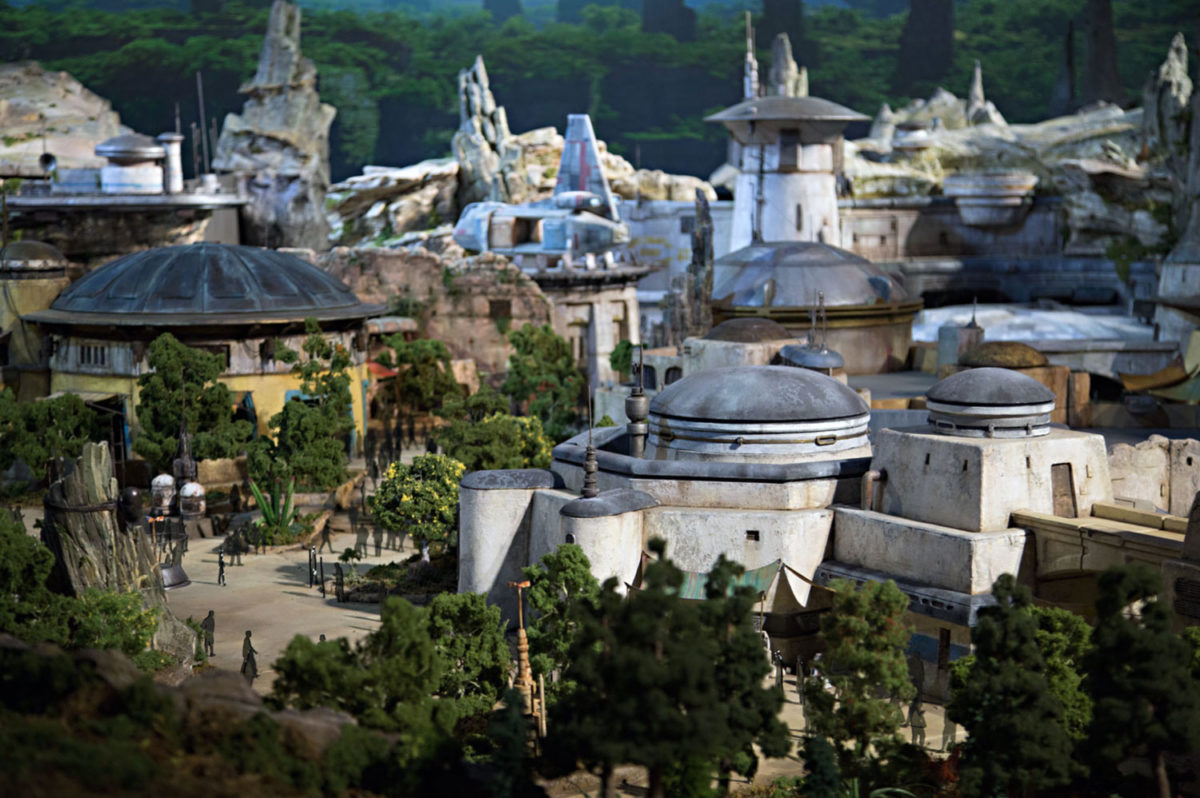 Fifty-Foot Model Of Galaxy’s Edge, The Star Wars-Themed Lands