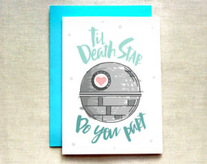 Death Star Wedding Cards By Ello Paperie