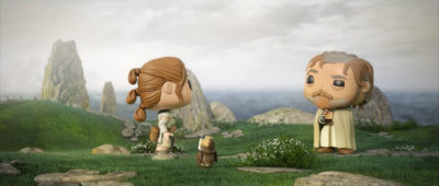 The Funko Versions of Rey and Luke Are Adorable In This Smugglers Bounty Trailer